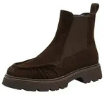 Tamaris TOUCH-IT aus Leder kein Absatz 1-25826-47 Chelseaboots TOUCH-IT braun...