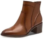 Tamaris Stiefelette Blockabsatz, Ankleboots, Businessschuh mit T-Logoverzierung...