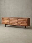 KADIMA DESIGN Lowboard HiFi Lowboard Massivholz Landhaus TV Kommode...