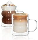 LuxusKollektion Latte-Macchiato-Glas Doppelwandige Gl&auml;ser Bubble 2er Set...