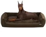 LuxusKollektion Hundebett Hundebett Hundesofa waschbar abnehmbar L 120 x B 90 x...