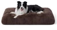 LuxusKollektion Hundebett Hundebett waschbar L braun