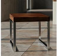 KADIMA DESIGN Beistelltisch Beistelltisch GUNA Massiv-Holz Wohnzimmer-Tisch