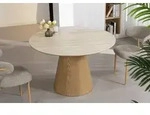 riess-ambiente Esstisch UNIQUE 120cm hellbraun / natur &middot; runder K&uuml;chentisch...