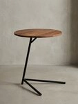 KADIMA DESIGN Beistelltisch Beistelltisch 40x46x40cm Holz Metall Couchtisch