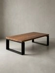 KADIMA DESIGN Couchtisch Couchtisch 115x35x60 cm Massiv Holz Sofatisch