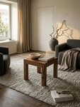 KADIMA DESIGN Beistelltisch Couchtisch Massivholz 45x40x45 cm Wohnzimmertisch...