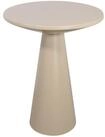 LOFT42 Beistelltisch LOFT42 Beistelltisch Ferry Trompetenfu&szlig; - Metall - Beige -