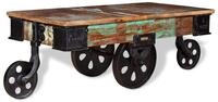 vidaXL Couchtisch vidaXL Couchtisch Altholz 90x45x35 cm