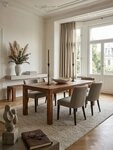 KADIMA DESIGN Esstisch Esszimmertisch MUMBAI 200x100x76 cm Massivholz Esstisch