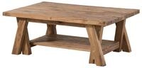 Massivmoebel24 Couchtisch BASSANO Teak Massivholz natur (Massivholz kg BASSANO...