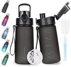 LuxusKollektion Trinkflasche Trinkflasche Tritan BPA Frei Auslaufsicher Sport...