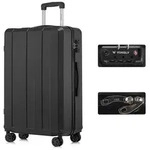YONSLY Hartschalen-Trolley Premium Hartschalen-Reisekoffer, 4 Rollen,...