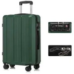 YONSLY Hartschalen-Trolley Premium Hartschalen-Reisekoffer, 4 Rollen,...