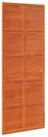 vidaXL Zimmert&uuml;r 80 x 208 cm Scheunent&uuml;r Wachsbraun 80x208 cm Massives...