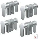 BASI Schlie&szlig;zylinder Universal-Blindzylinder, (Packung, 4-St), f&uuml;r...
