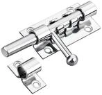 LuxusKollektion Bolzenriegel Torriegel Edelstahl 105MM mit Vorh&auml;ngeschlossloch