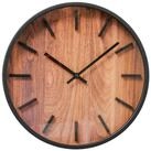 BOLTZE GRUPPE Wanduhr Wanduhr mit Holzmotiv, BUFORD, &Oslash; 30 cm