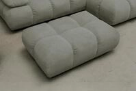 KAWOLA Hocker VIVIEN Luxuri&ouml;se Hockerbank - Bequem & Modern - Feincord,...