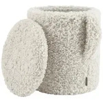 blomus Hocker TEDDY Hocker mit Stauraum moonbeam 40cm wei&szlig;
