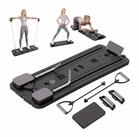 relaxdays Pilates-Reformer Pilates Board, (9-tlg), schwarz