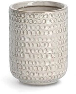 Zeller Present Becher Zahnputzbecher "Natural Structure, Steingut, Steingut, beige,