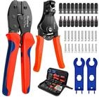 LuxusKollektion Zangenset Crimpzange Set 2,5/4/6 mm&sup2; PV Kabel Abisolierzange 10