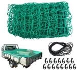 LuxusKollektion Anh&auml;ngernetz Anh&auml;ngernetz 2x3 m gr&uuml;n 15 Haken Gummiseil...