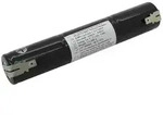 AccuCell Notleuchtenakku NiMH 3,6V 2500mAh L1x3 Sub-C mit Faston-Anschlu&szlig; +4,8...