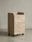 KADIMA DESIGN Rollcontainer Rollcontainer WL5.749 40x70,5x33cm Sonoma,