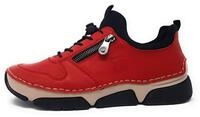 Rieker Schn&uuml;rschuh rot 38 EU