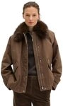 Marc O'Polo Outdoorjacke mit abnehmbarem Fake-Fur-Kragen