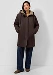 QS Parka Outdoor-Jacke Gef&uuml;tterter Parka mit Teddypl&uuml;sch