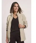 STREET ONE Fellimitatjacke mit Stehkragen beige 34 EU