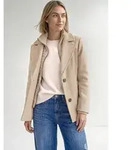 STREET ONE Kurzmantel in Unifarben beige 34 EU