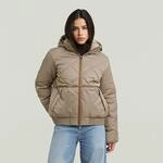 G-STAR Steppjacke Cocoon Jacket Wmn mit Kapuze, Regular Fit beige XS (34)