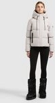 khujo Wintermantel KHUJO Damen Jacke ENITS2 Winterjacke-Weiss-XS auch in Gro&szlig;en