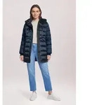 Gil Bret Winterjacke Damen mit abnehmbarer Kapuze blau|schwarz 36 EU