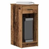 vidaXL Computerschrank vidaXL Computerschrank mit Schublade Altholz-Optik...