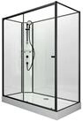 Schulte Komplettdusche Ibiza schwarz, BxT: 90x120 cm, 5 mm Sicherheitsglas,...