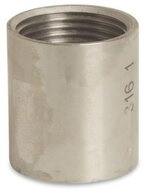 KLASEBO&reg; Verbindungsmuffe Edelstahl Muffe, Gewindemuffe, 1 1/2 Zoll IG, V4A...