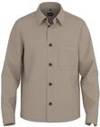 OLYMP Langarmhemd Casual aus Cord, Overshirt, Kentkragen beige|braun M