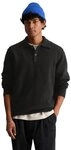 Marc O'Polo DENIM Langarm-Poloshirt aus weichem Schurwoll-Mix