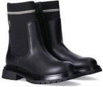 Tommy Hilfiger Chelseaboots Stiefelette mit trendigem Textilschaft,