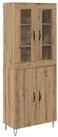 vidaXL Highboard 69,5 x 34 x 90 cm Hochschrank Highboard Buffetschrank Anrichte