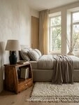 KADIMA DESIGN Nachttisch Nachttisch MUMBAI Massiv-Holz Nacht-Kommode 53 cm...