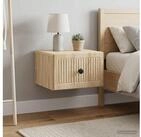 vidaXL Nachtkommode vidaXL Wandmontierter Nachttisch 2 Stk. Sonoma-Eiche 33 x...