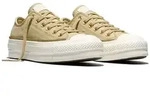 Converse CHUCK TAYLOR ALL STAR LIFT PLATFORM ZIPPERS Sneaker braun 42 EU