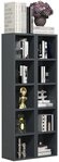 VCM Standregal Megosa S B. 20 x T. 17 x H. 187 cm, Aufbewahrung f&uuml;r CDs, DVDs...