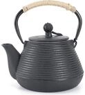 LuxusKollektion Teekanne Gusseisen Teekanne mit Warmhalter 1000 ml Teekessel...